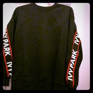 IVY PARK logo tape Black Sweatshirt